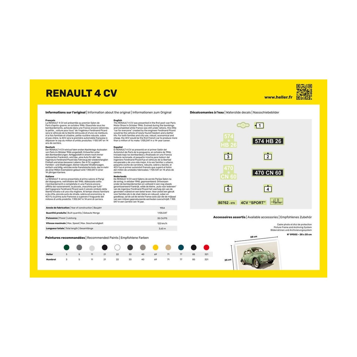 Renault 4 CV 1/24 Heller Heller HEL-80762 - 3