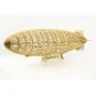 VS33-Dirigeable Zepplin LZ-129 HINDENBURG + VITRINE 1/408 découpe laser bois DW Hobby - VS33