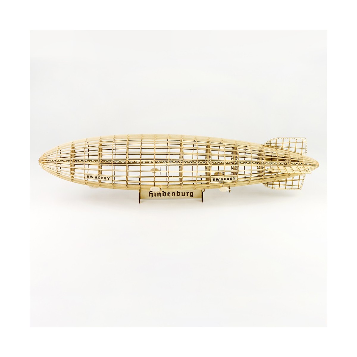 Zepplin LZ-129 HINDENBURG - VITRINE 1/408 DW Hobby wood laser cutting DW Hobby - Dancing Wings Hobby VS33 - 5