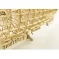 VS33-Dirigeable Zepplin LZ-129 HINDENBURG + VITRINE 1/408 découpe laser bois DW Hobby - VS33