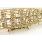 VS33-Dirigeable Zepplin LZ-129 HINDENBURG + VITRINE 1/408 découpe laser bois DW Hobby - VS33