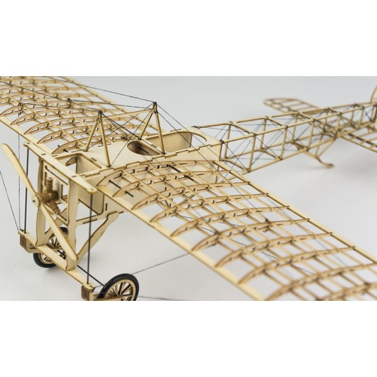VX14-Bleriot XI 1/23 wood laser cutting, static model DW Hobby