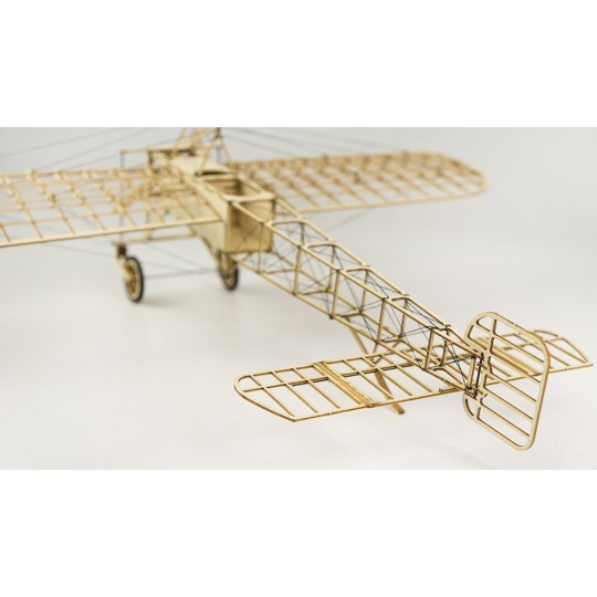 VX14-Bleriot XI 1/23 découpe laser bois, modèle statique DW Hobby