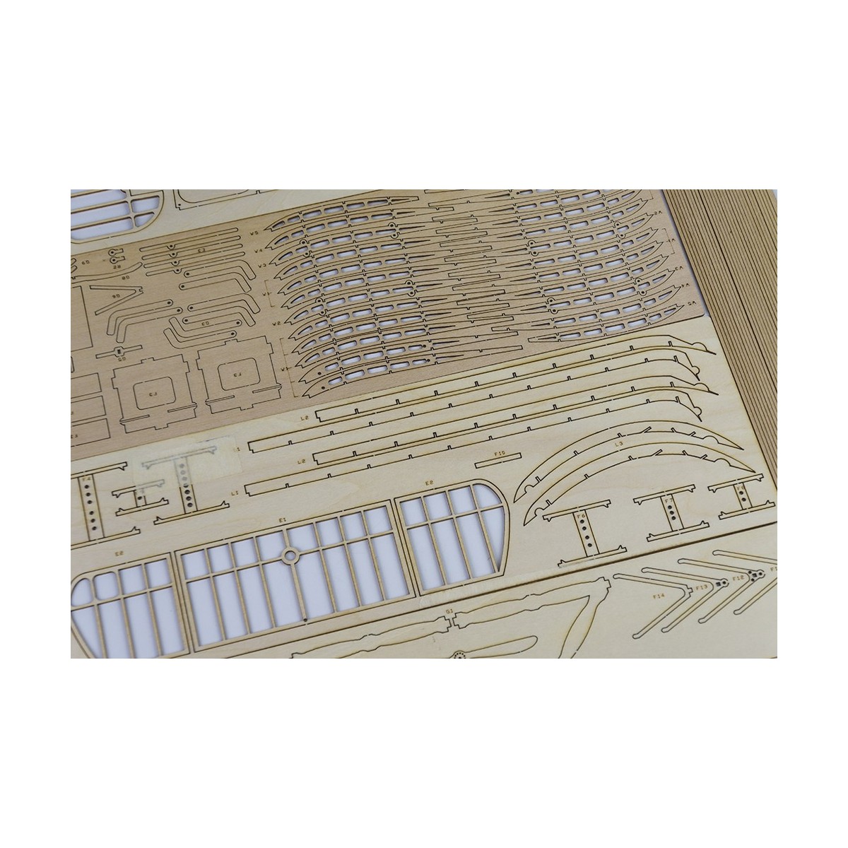 Bleriot XI 1/23 wood laser cutting, static model DW Hobby DW Hobby - Dancing Wings Hobby VX14 - 8