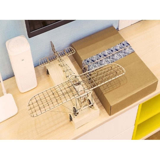 VX14-Bleriot XI 1/23 wood laser cutting, static model DW Hobby