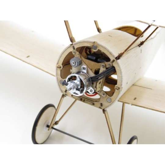 K0604-Mini Sopwith Pup Biplan 378mm Kit PNP laser cutting balsa DW Hobby