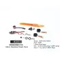 K0604-Mini Sopwith Pup Biplan 378mm Kit PNP laser cutting balsa DW Hobby - K0604