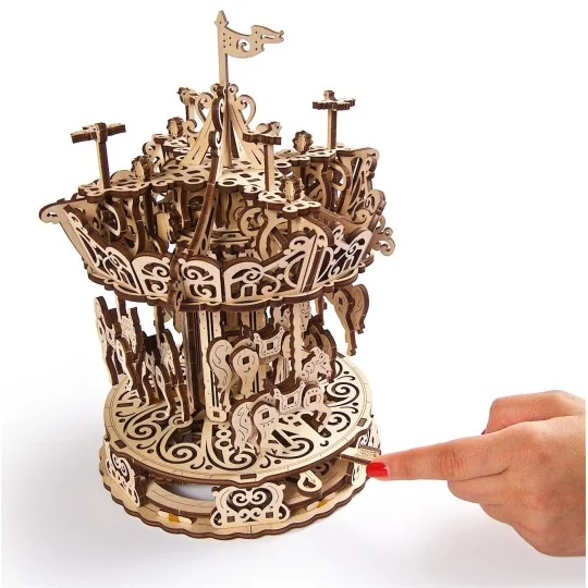 UG-70129-UGEARS Puzzle 3D Wood Ride Ride - UG-70129