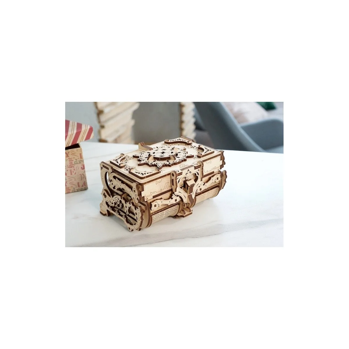 Ancient Puzzle Box 3D wood UGEARS UGEARS UG-70089 - 4 Ancient Puzzle Box 3D wood UGEARS UGEARS UG-70089 - 4