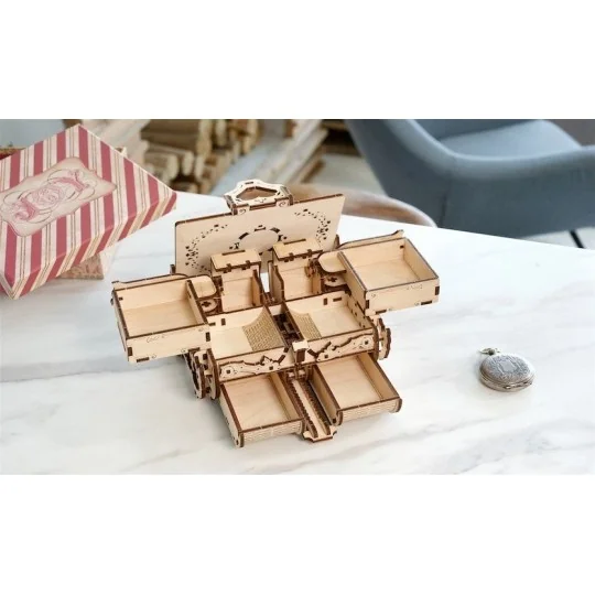 Ancient Puzzle Box 3D wood UGEARS UGEARS UG-70089 - 5 UG-70089-Ancient Puzzle Box 3D wood UGEARS - UG-70089