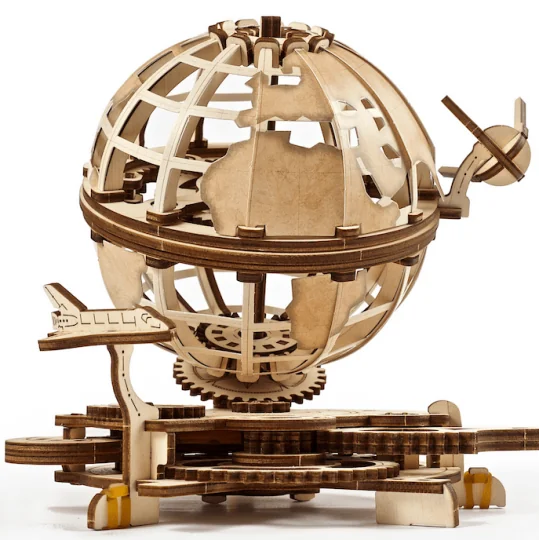 Globus Puzzle 3D wood UGEARS UGEARS UG-70128 - 1 UG-70128-Globus Puzzle 3D wood UGEARS - UG-70128