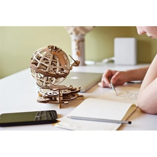 UG-70128-Globus Puzzle 3D wood UGEARS