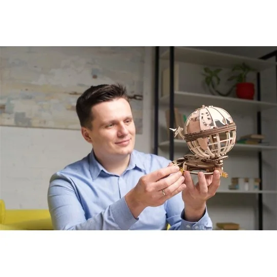 UG-70128-Globus Puzzle 3D wood UGEARS