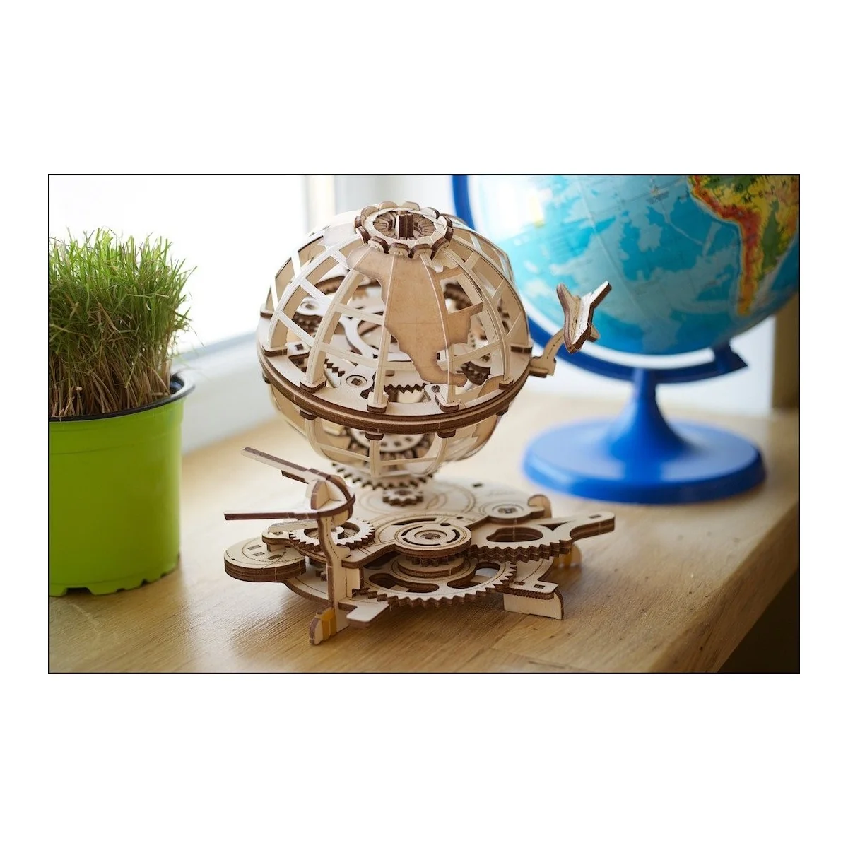 Globus Puzzle 3D wood UGEARS UGEARS UG-70128 - 7