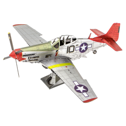 Iconx P-51D Mustang Tuskegee Airmen Metal Earth Airplane Metal Earth ICX142 - 1