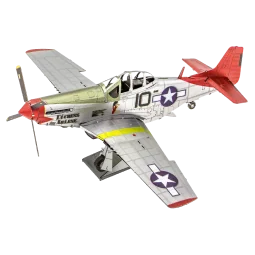 Iconx P-51D Mustang Tuskegee Airmen Metal Earth Airplane Metal Earth ICX142 - 1