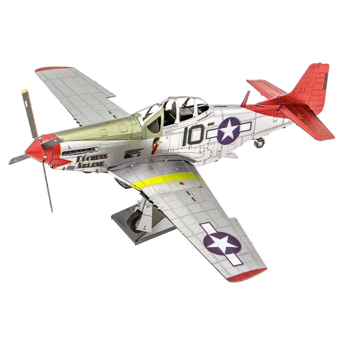 Iconx Avion P-51D Mustang Tuskegee Airmen Metal Earth Metal Earth ICX142 - 1