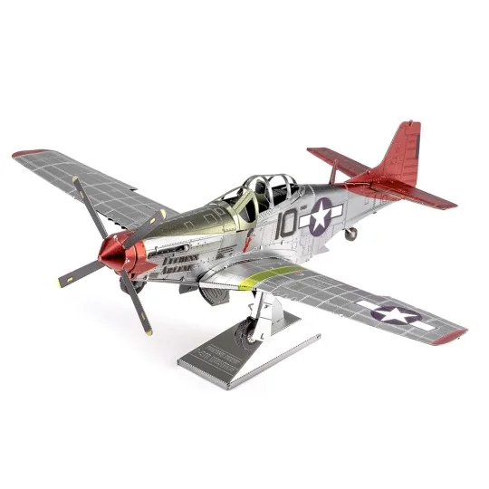 ICX142-Iconx Avion P-51D Mustang Tuskegee Airmen Metal Earth - ICX142