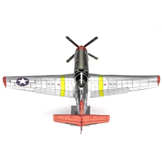 ICX142-Iconx Avion P-51D Mustang Tuskegee Airmen Metal Earth - ICX142