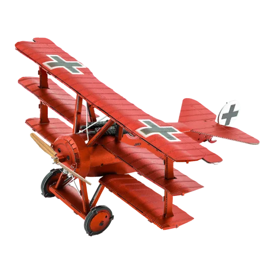 MMS210-Fokker Dr.I Metal Earth Triplane Aircraft - MMS210