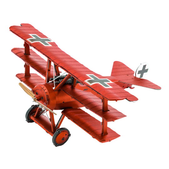 MMS210-Fokker Dr.I Metal Earth Triplane Aircraft