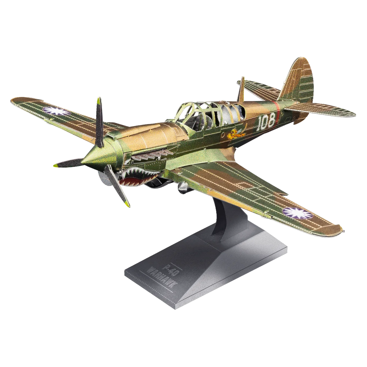 P-40 Warhawk Metal Earth Aircraft Metal Earth MMS213 - 1 P-40 Warhawk Metal Earth Aircraft Metal Earth MMS213 - 1