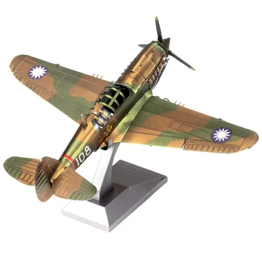 P-40 Warhawk Metal Earth Aircraft Metal Earth MMS213 - 3 MMS213-P-40 Warhawk Metal Earth Aircraft - MMS213