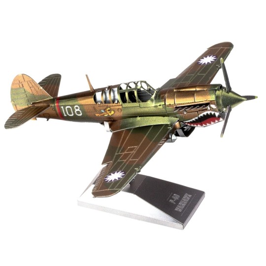 MMS213-Avion P-40 Warhawk Metal Earth