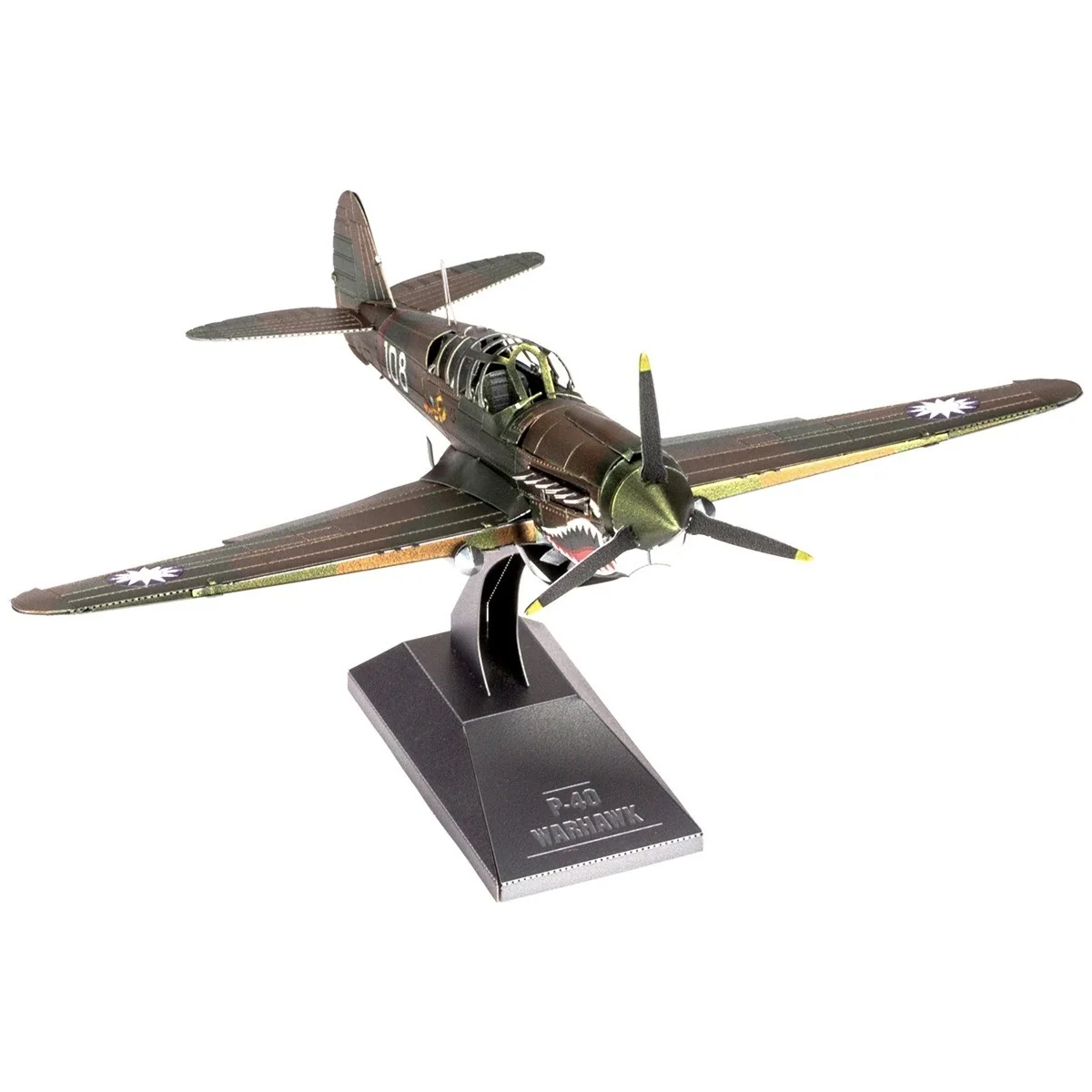 P-40 Warhawk Metal Earth Aircraft Metal Earth MMS213 - 5 P-40 Warhawk Metal Earth Aircraft Metal Earth MMS213 - 5