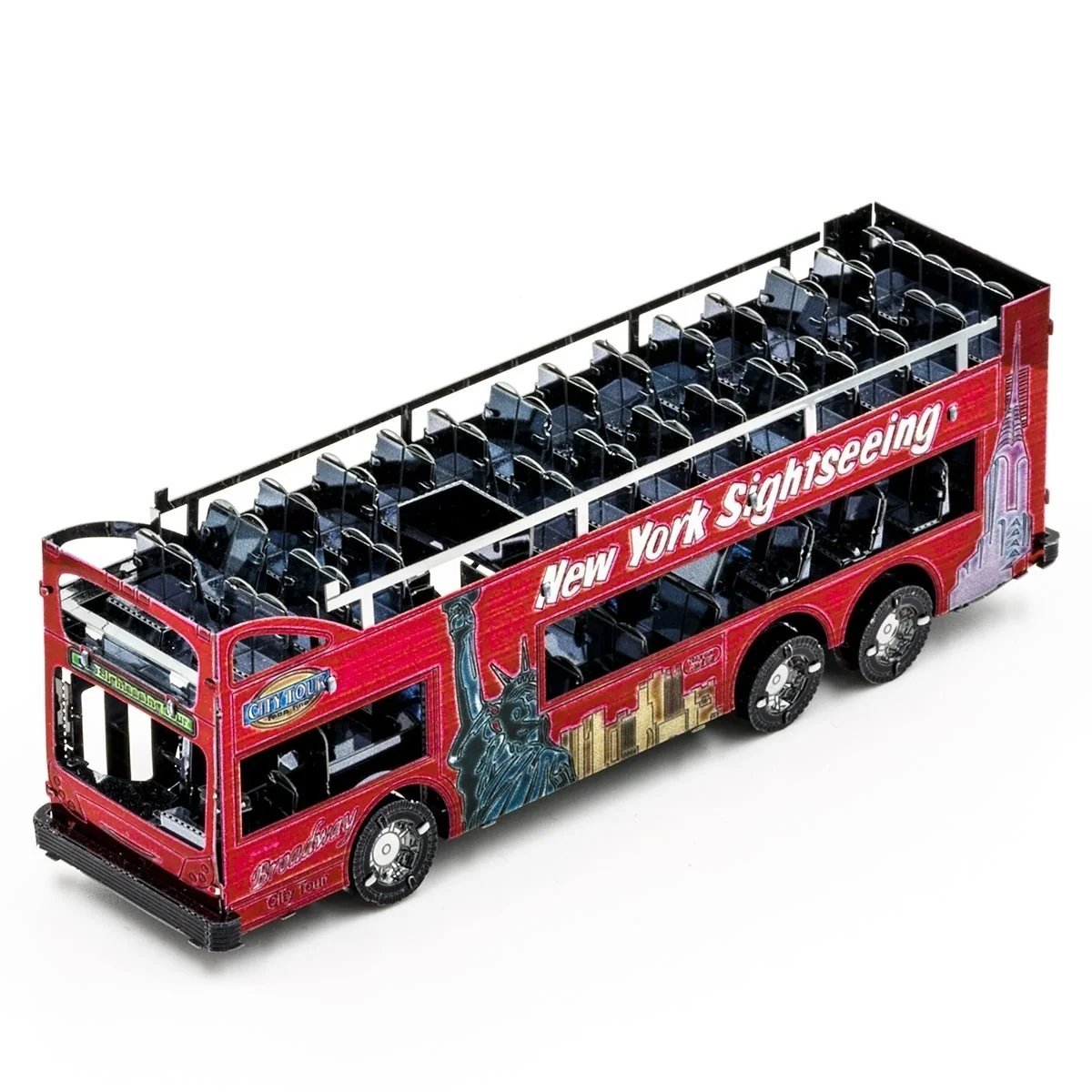 Bus touristique Bug Apple New York Metal Earth Metal Earth MMS169 - 1 Bus touristique Bug Apple New York Metal Earth Metal Earth MMS169 - 1