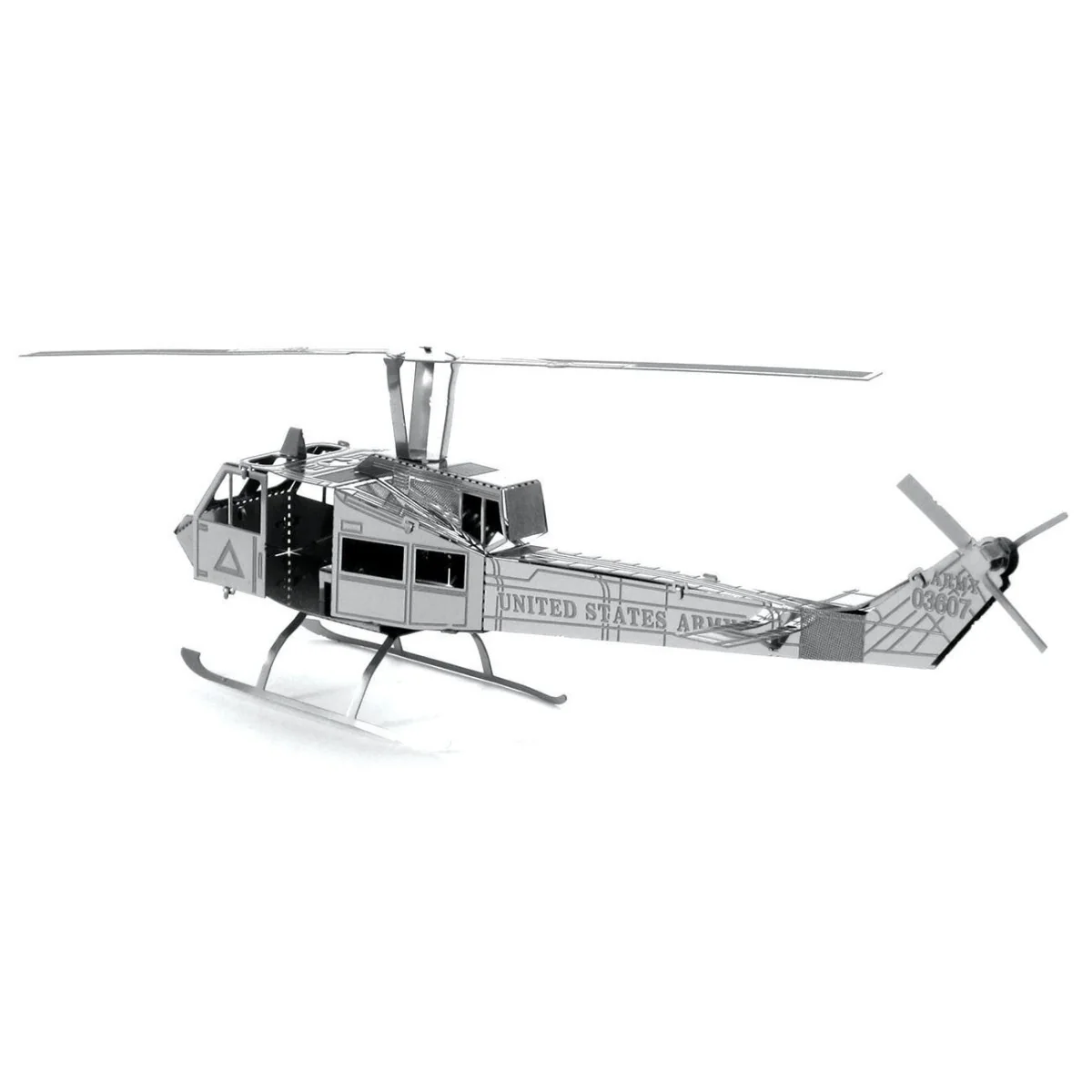 Bell HUEY Metal Earth Helicopter Metal Earth MMS011 - 3 Bell HUEY Metal Earth Helicopter Metal Earth MMS011 - 3