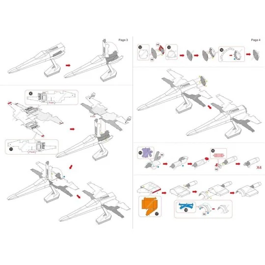 MMS269-X-Wing Fighter POE Dameron's Star Wars Metal Earth - MMS269