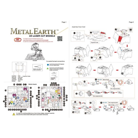 MMS261-Imperial AT-ST Star Wars Metal Earth - MMS261