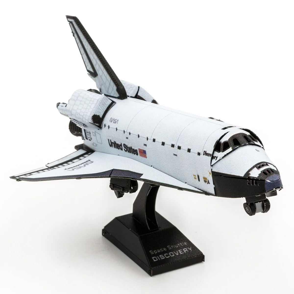NASA White Metal Earth Discovery Shuttle Metal Earth MMS211 - 5