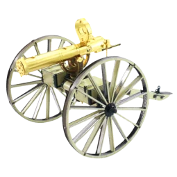 Far West Metal Earth Towed Cannon Metal Earth MMS188 - 1