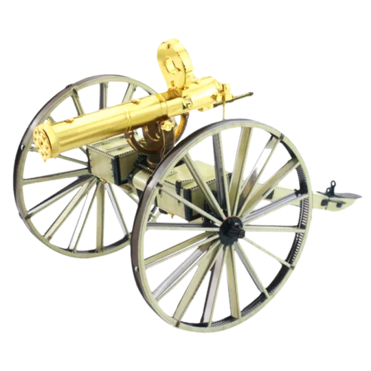 MMS188-Canon tracté Far West Metal Earth - MMS188