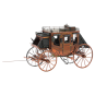 MMS189-Far West Metal Earth Closed Carriage - MMS189