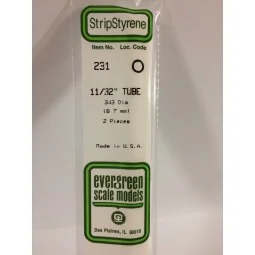 Tube rond 8.3x350mm Ref : 231 - Evergreen Evergreen S1370231 - 1