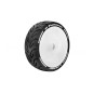 LR-T3285VW-GT-Tarmac tires - White full rims 1/8 (x2) Louise RC