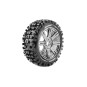 LR-T324SBC-B-Ulldoze tires - Chrome Black 1/8 (x2) Louise RC