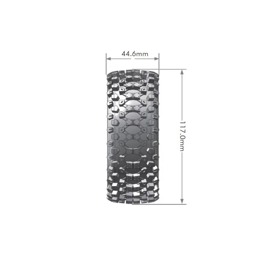 Pneus B-Uphill + Jantes batons Noir 1/8 (x2) Louise RC Louise RC LR-T3271SB - 2 LR-T3271SB-Pneus B-Uphill + Jantes batons Noir 1/8 (x2) Louise RC - LR-T3271SB