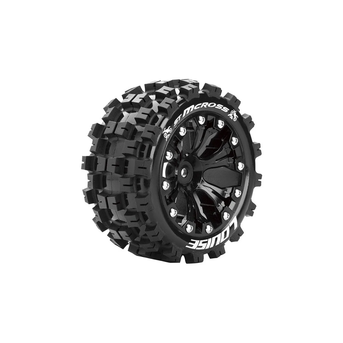 ST-Mcross tires - Chrome 1/10 (x2) Louise RC Louise RC L-T3272SB - 1 ST-Mcross tires - Chrome 1/10 (x2) Louise RC Louise RC L-T3272SB - 1