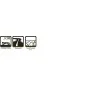 LR-T3311SBCH-ST-Rocket Tires - Black Rims 1/10 (x2) Louise RC - LR-T3311SBCH