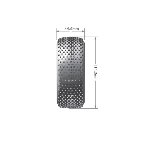 B-Hornet Tires - White Rims 1/8 (x2) Louise RC Louise RC LR-T3150SW - 2 LR-T3150SW-B-Hornet Tires - White Rims 1/8 (x2) Louise RC - LR-T3150SW