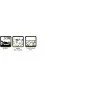 LR-T3174SWKF-E-Manglev Tires - White Front Rims 1/10 (x2) Louise RC - LR-T3174SWKF