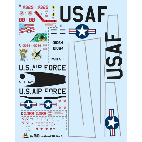 I2809-Lockheed TR-1A/B 1/48 Italeri