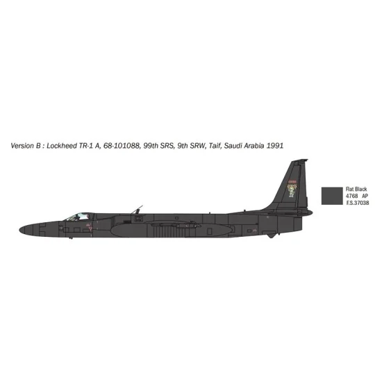 Lockheed TR-1A/B 1/48 Italeri Italeri I2809 - 5 I2809-Lockheed TR-1A/B 1/48 Italeri - I2809