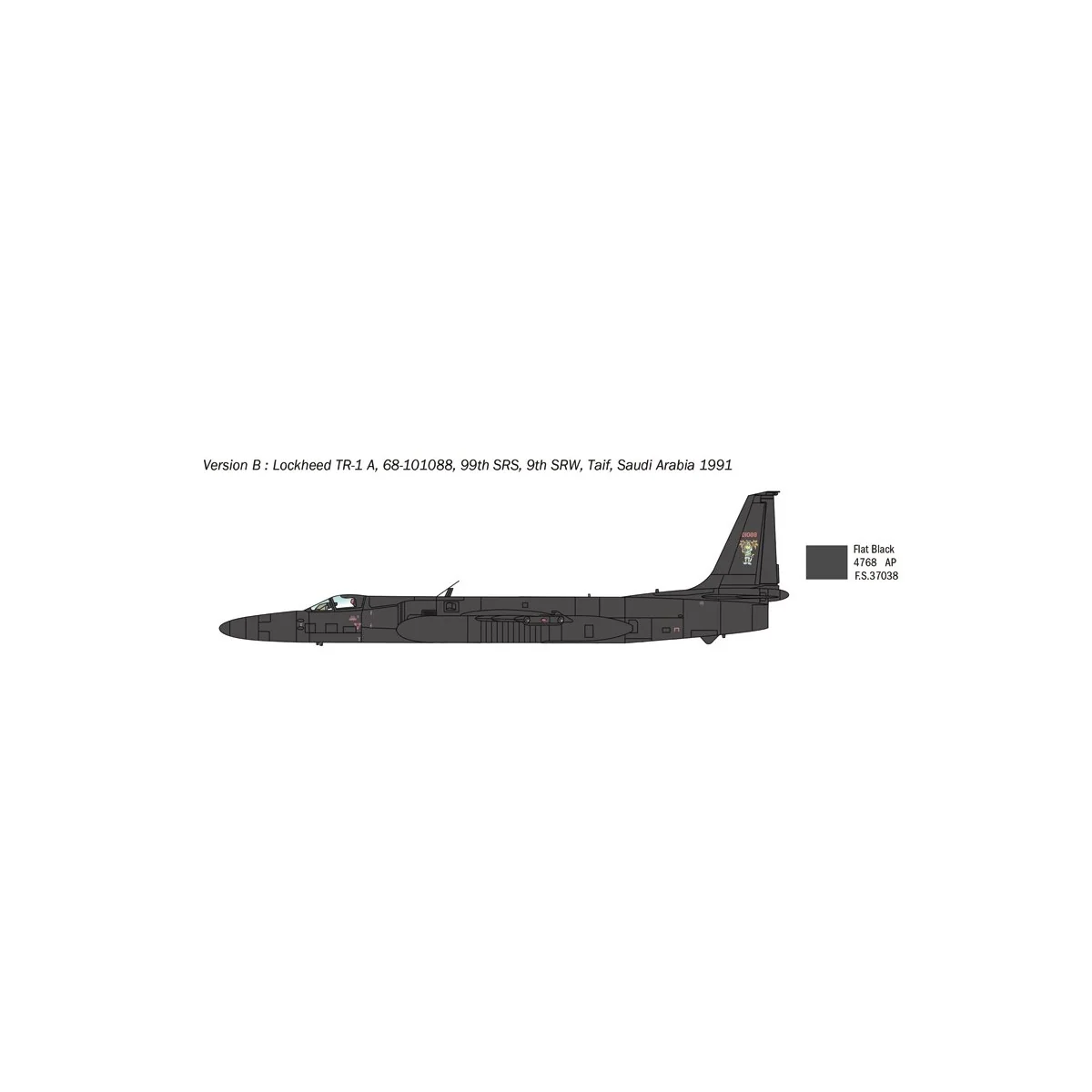 Lockheed TR-1A/B 1/48 Italeri Italeri I2809 - 5 Lockheed TR-1A/B 1/48 Italeri Italeri I2809 - 5