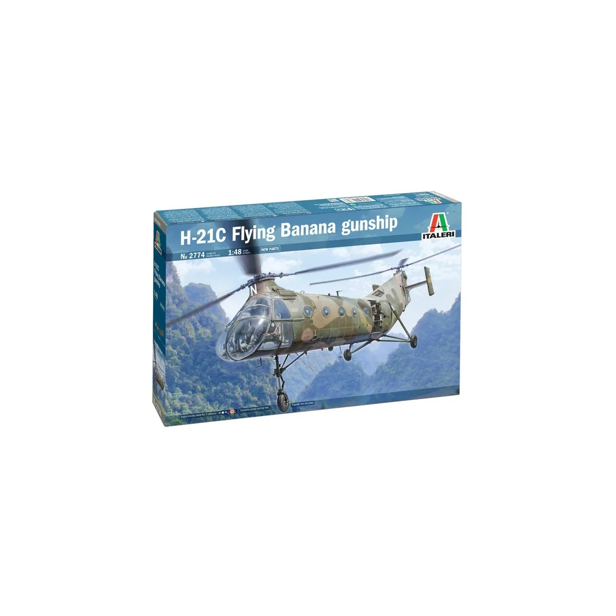 Helico H-21C Gunship 1/48 Italeri Italeri I2774 - 2 Helico H-21C Gunship 1/48 Italeri Italeri I2774 - 2