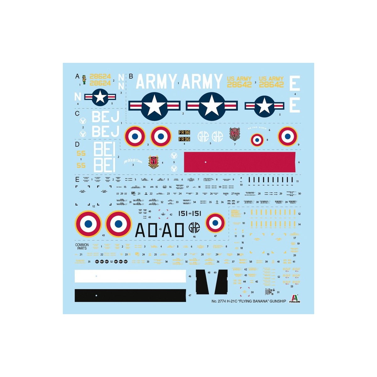 Helico H-21C Gunship 1/48 Italeri Italeri I2774 - 3